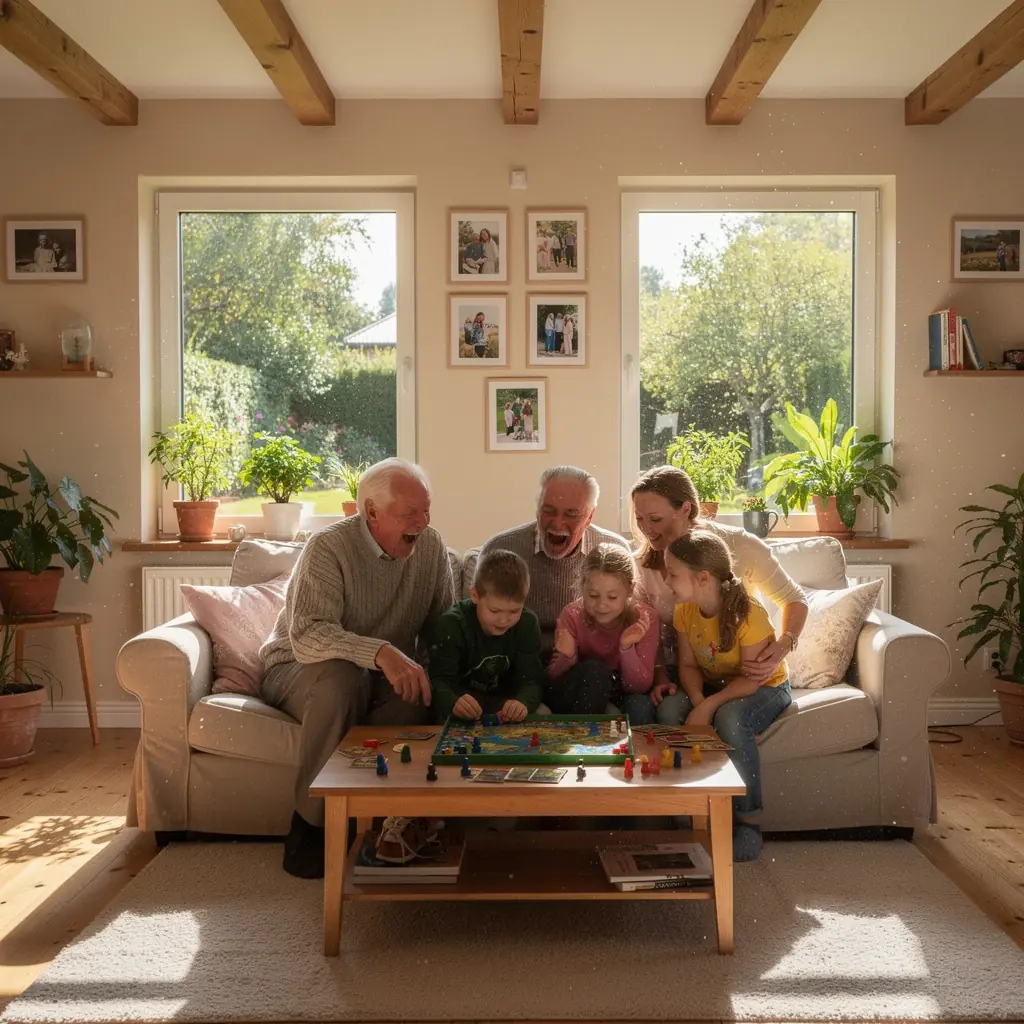 Mājas vide, kas veicina komfortu un drošību visām ģimenes paaudzēm.